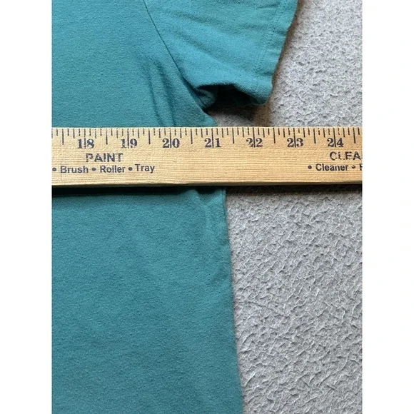 Old Navy Shirt Womens XL Green Floral Graphic EveryWear Short Sleeve Tee